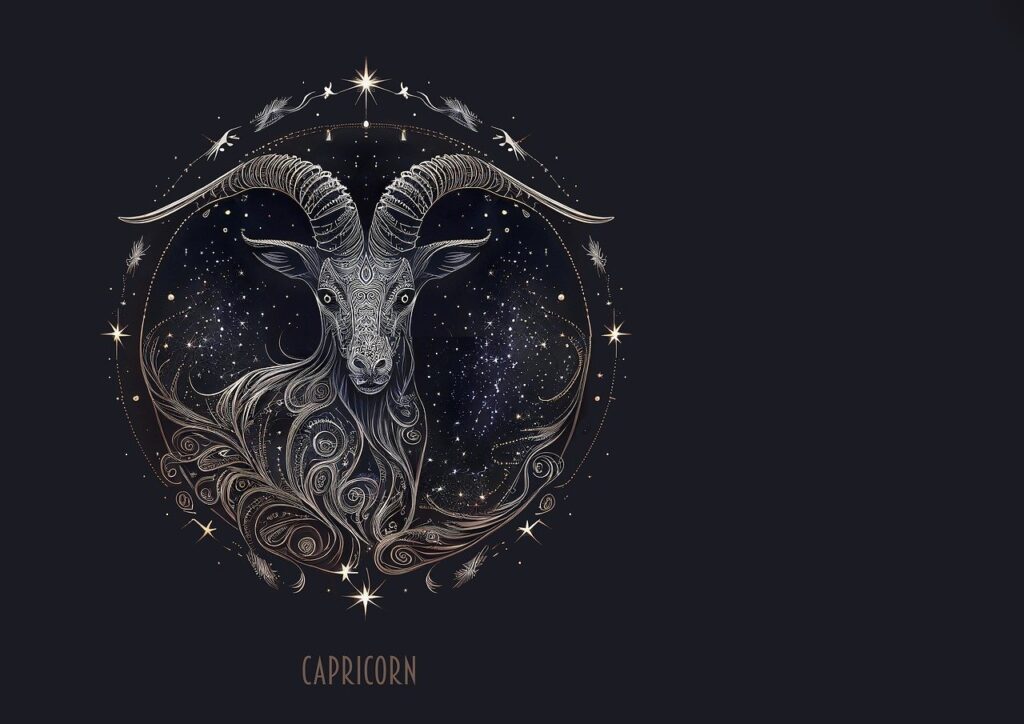 capricorn, star sign, astrology, horoscope, fantasy, ai generated, background, birthday card, zodiac, symbol, shining, capricorn, capricorn, capricorn, capricorn, capricorn