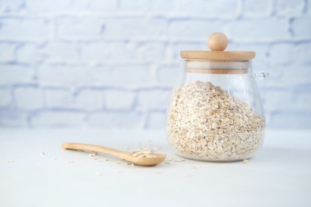 brown egg on clear glass jar