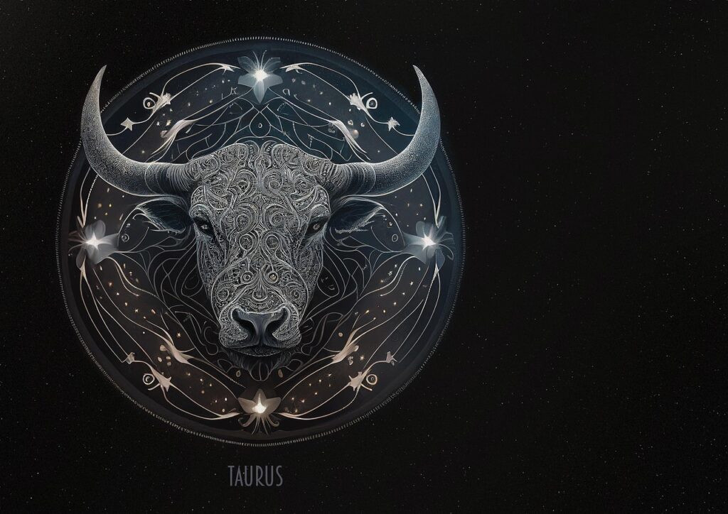 taurus, star sign, astrology, horoscope, fantasy, ai generated, background, birthday card, zodiac, symbol, shining, taurus, taurus, taurus, taurus, taurus